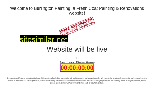 burlingtonpainting.ca alternative sites
