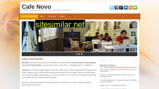 cafenovo.ca alternative sites
