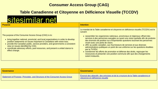 cag-tccdv.ca alternative sites