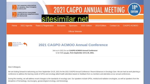 cagpo-annual-conference.ca alternative sites