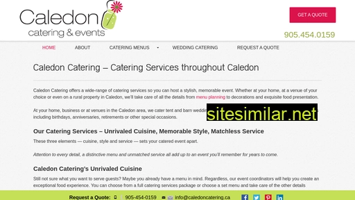 caledoncatering.ca alternative sites