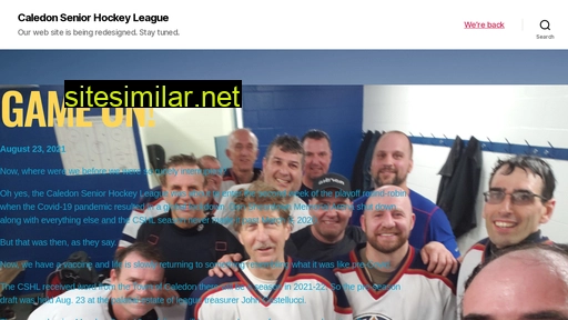 caledonseniorhockey.ca alternative sites