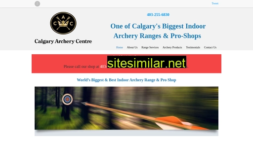 Calgaryarcherycentre similar sites