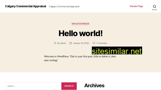 Calgarycommercialappraisal similar sites
