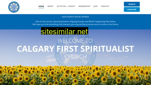 Calgaryfirstspiritualistchurch similar sites