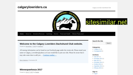 Calgarylowriders similar sites