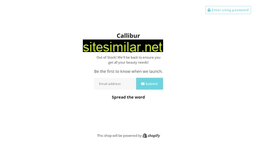 callibur.ca alternative sites