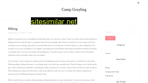 campgrayling.ca alternative sites