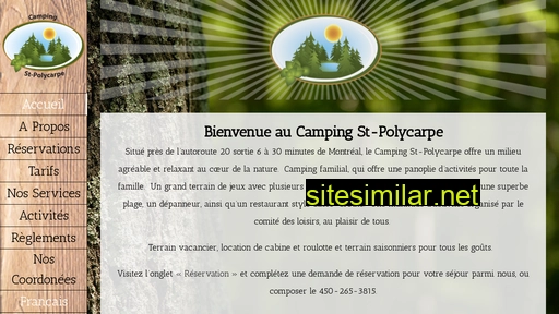 campingstpolycarpe.ca alternative sites