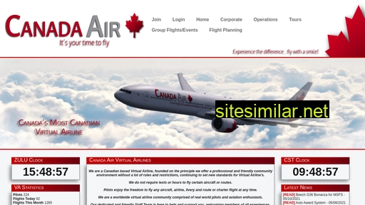canadaairvirtual.ca alternative sites