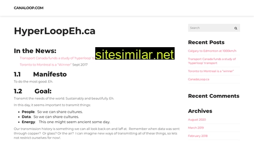 canadaloop.ca alternative sites