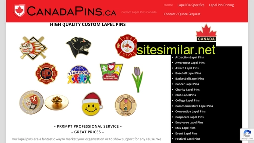 canadapins.ca alternative sites