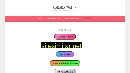 canadawatch.ca alternative sites