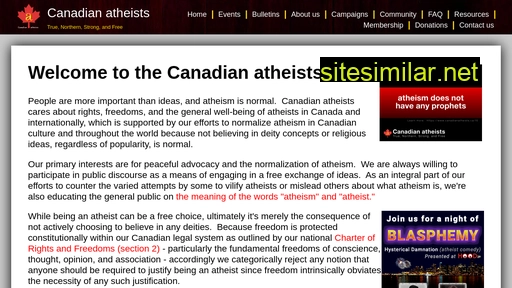 canadianatheists.ca alternative sites