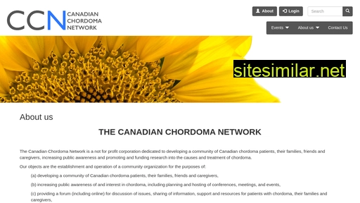 canadianchordomanetwork.ca alternative sites