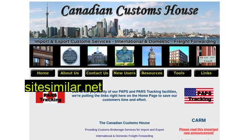 canadiancustomshouse.ca alternative sites