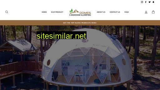 canadianglampingdomes.ca alternative sites