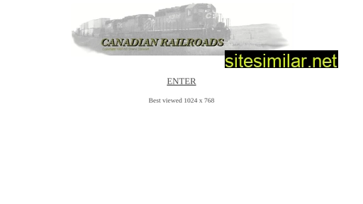 Canadianrailroads similar sites