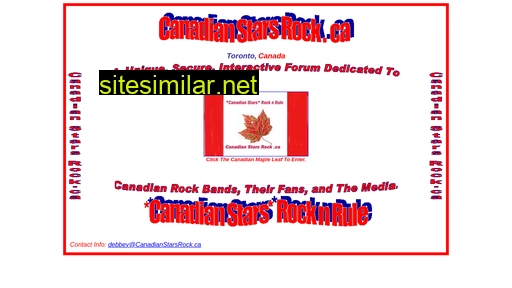 Canadianstarsrock similar sites