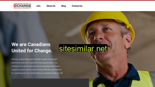Canadiansunitedforchange similar sites