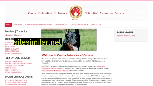 caninecanada.ca alternative sites
