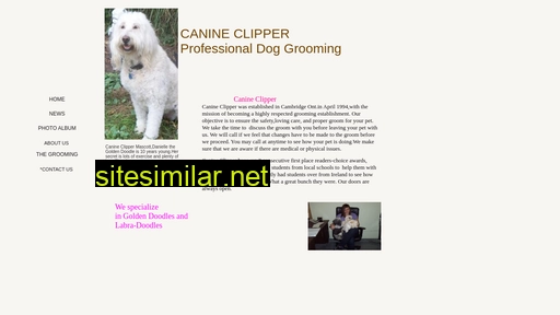 canineclippergrooming.ca alternative sites