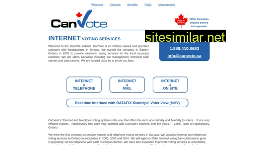 canvote.ca alternative sites