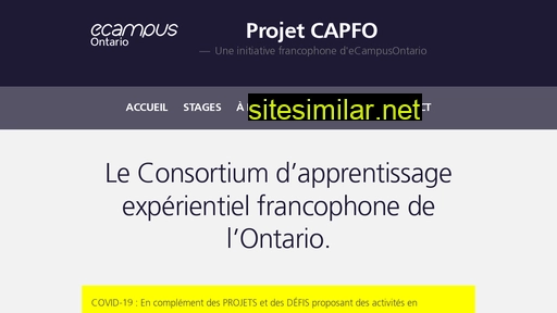 capfo.ca alternative sites