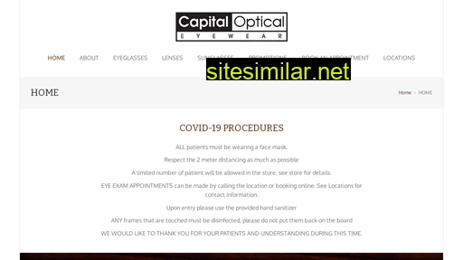 capitaloptical.ca alternative sites