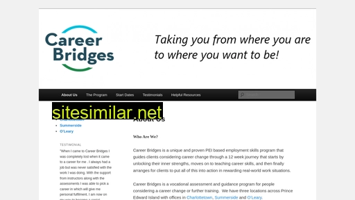 careerbridges.pe.ca alternative sites