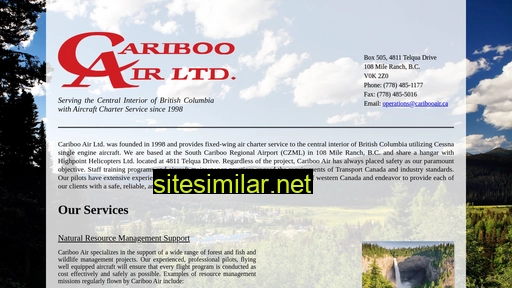 caribooair.ca alternative sites