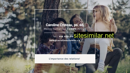 carolinecroteau.ca alternative sites