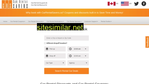 carrentalsavers.ca alternative sites