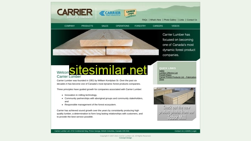 carrierlumber.bc.ca alternative sites