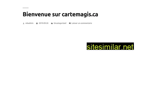 cartemagis.ca alternative sites