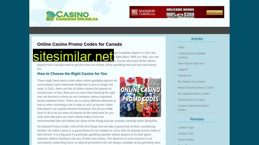 casinocanadianonline.ca alternative sites