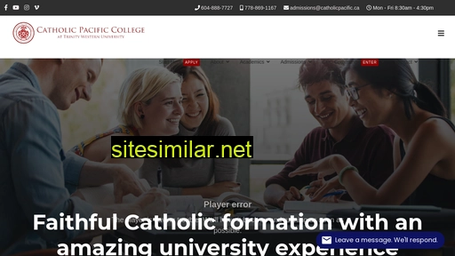 catholicpacific.ca alternative sites