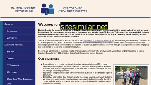 ccbtorontovisionaries.ca alternative sites