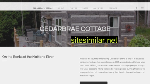 cedarbraecottage.ca alternative sites