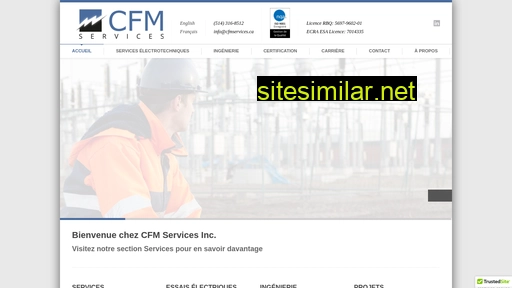 Cfmservices similar sites