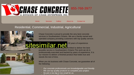 chaseconcrete.ca alternative sites
