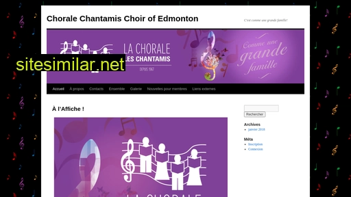 choralechantamis.ca alternative sites