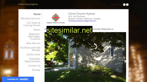 christchurchaylmer.ca alternative sites