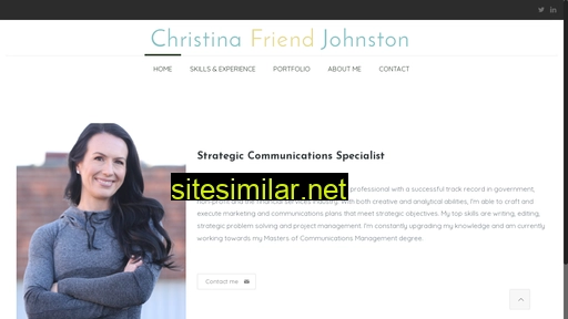 Christinafriendjohnston similar sites