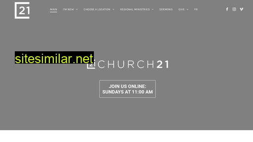 Church21 similar sites