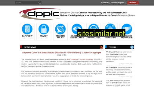 cippic.ca alternative sites