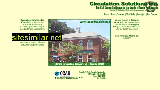 circulationsolutions.ca alternative sites