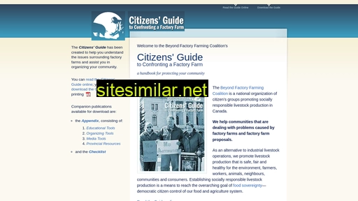 citizensguide.ca alternative sites