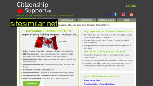 citizenshipsupport.ca alternative sites