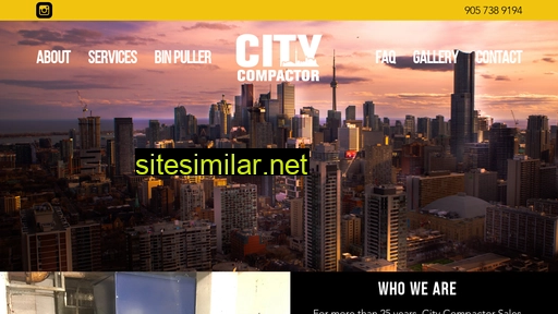 citycompactor.ca alternative sites